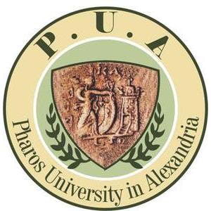 Pharos University in Alexandria logo