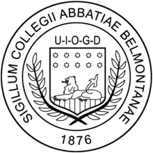 Belmont Abbey College logo