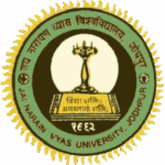 Jai Narain Vyas University Logo