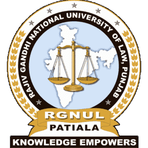 Rajiv Gandhi National University of Law logo